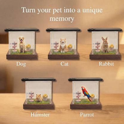 Smart 3D Hologram Pet Memorial Box