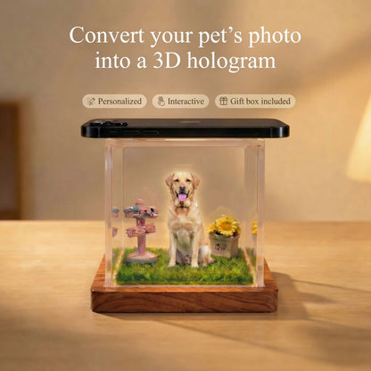 Smart 3D Hologram Pet Memorial Box