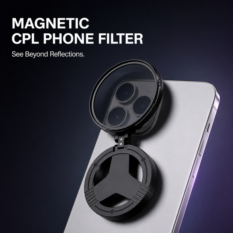 Avolune magnetic CPL phone camera filter